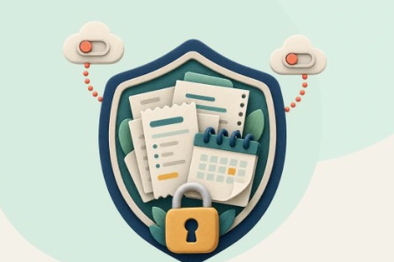 Shield with bills on the phone, Drive and AI toggles off by default